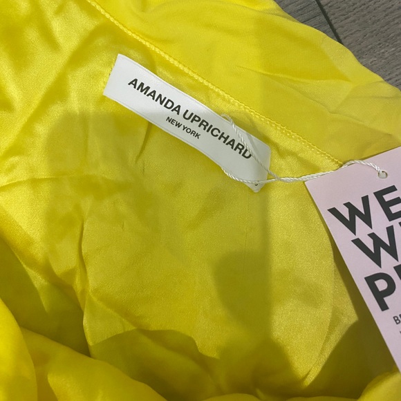 Yellow One Shoulder One Piece - Picture 3 of 6